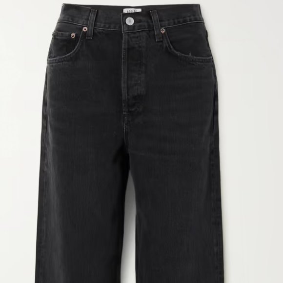 Agolde jeans tapered baggy high rise - black - Picture 1 of 7